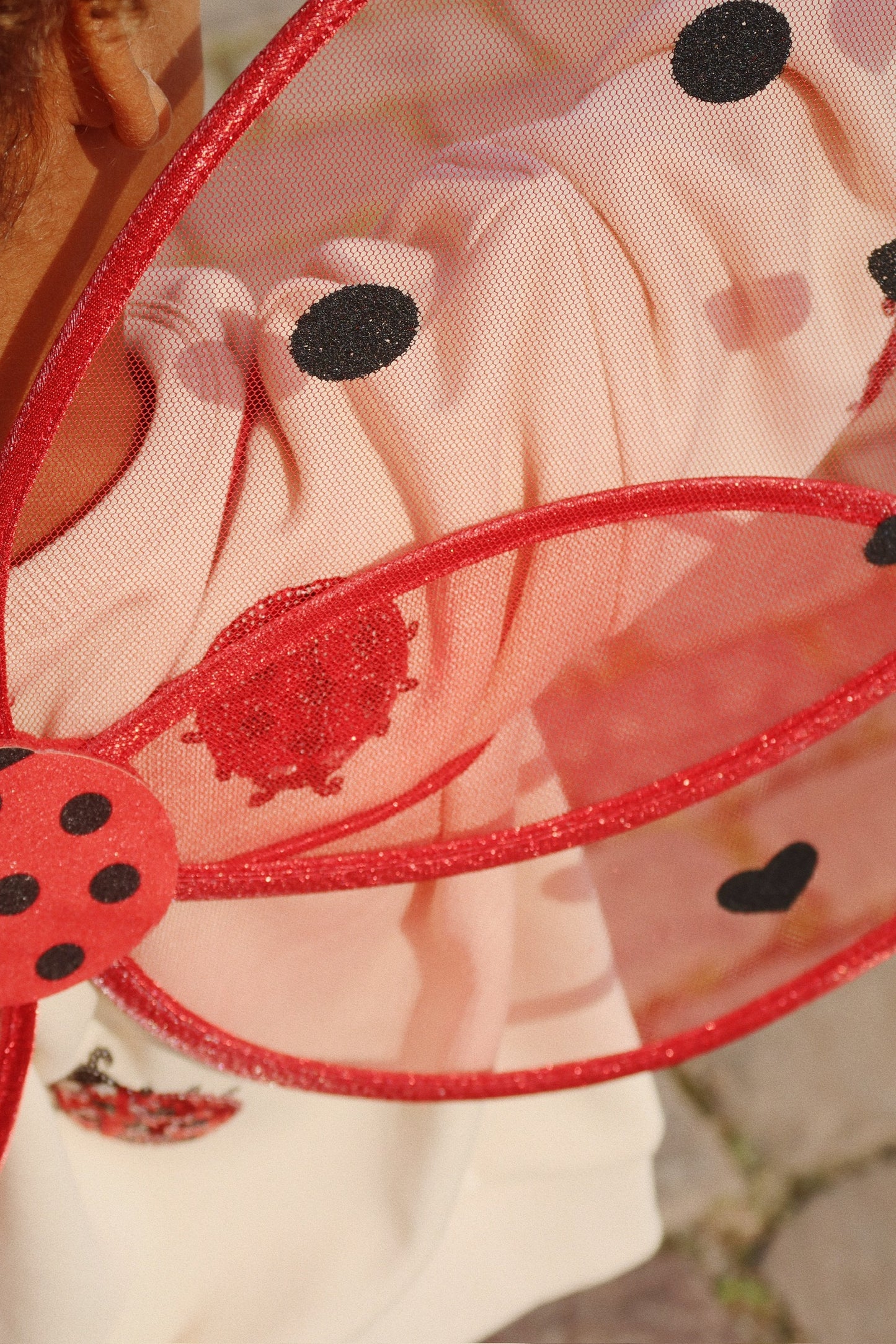 Konges Slojd - Lou Ladybug Glitter Sweatshirt OCS