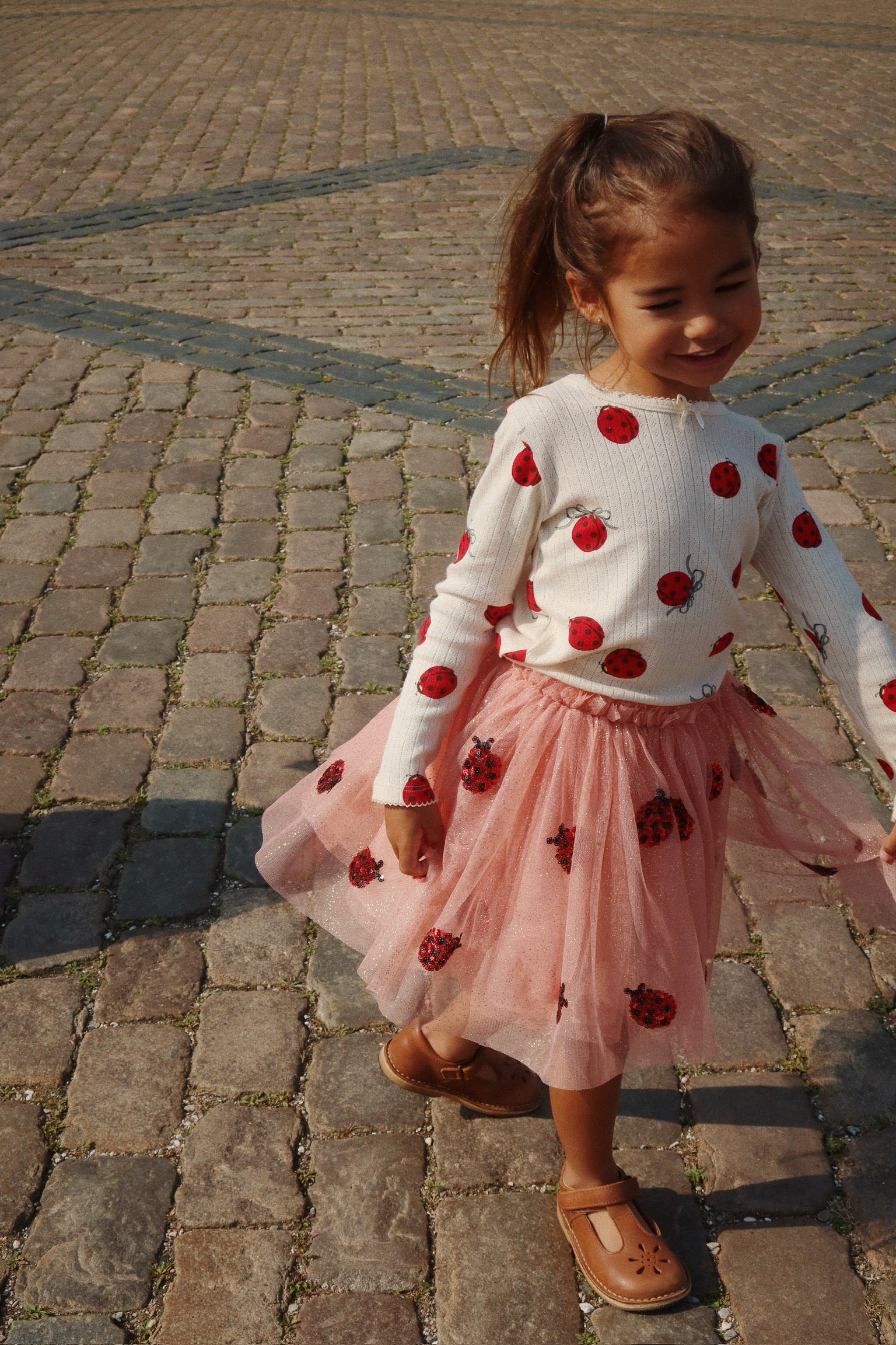 Konges Slojd - Yvonne Ladybug Skirt - Konges Slojd - littleyoyo.ca