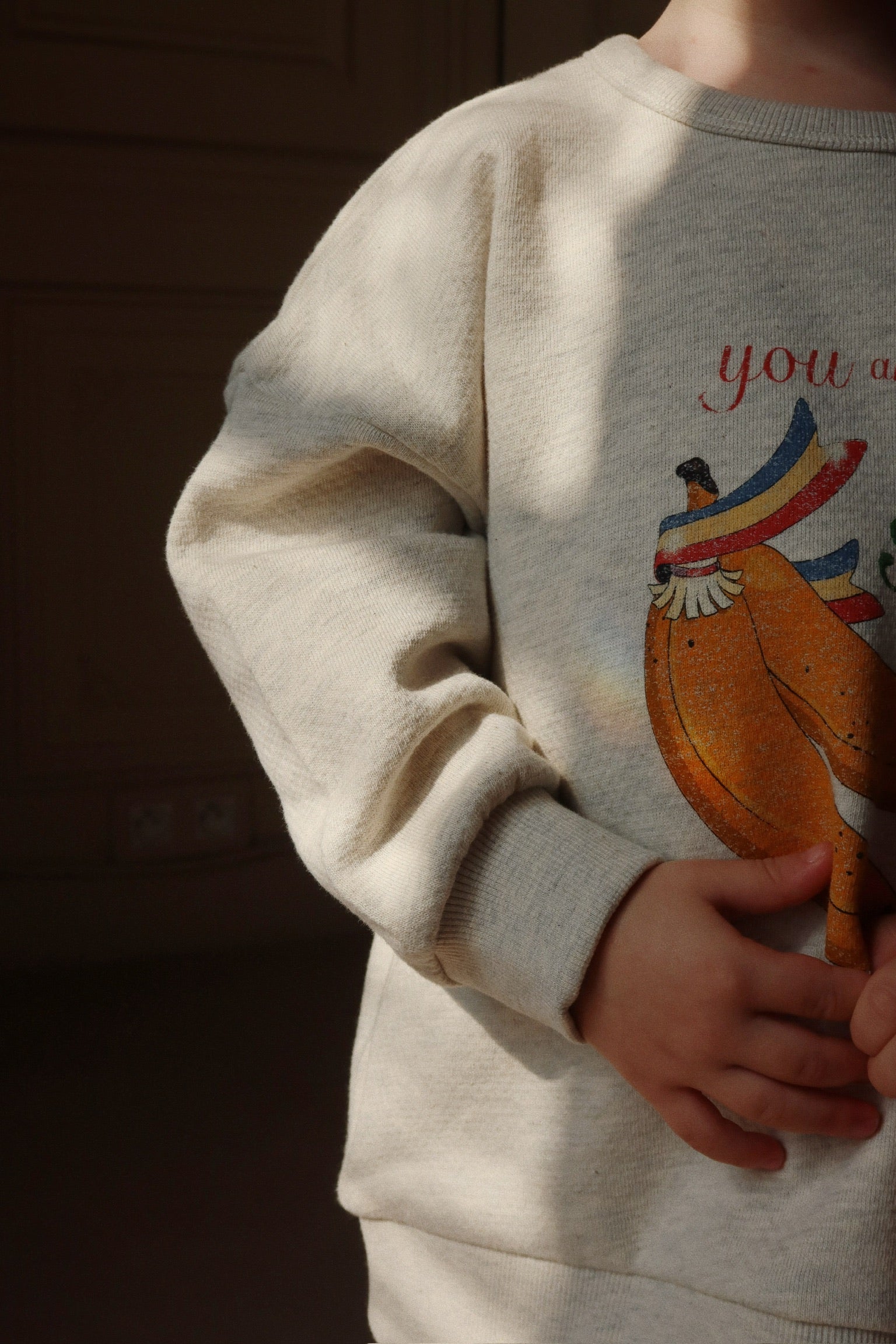 Konges Slojd - Lou Sweat Shirt OCS - Offwhite Melange - Konges Slojd - littleyoyo.ca