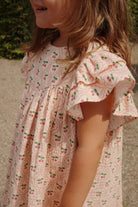 Konges Slojd - Coco Dress GOTS - Cherry Pink Motif - Konges Slojd - littleyoyo.ca