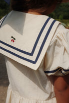 Konges Slojd - Allie Sailor Dress GOTS - Optic White - Konges Slojd - littleyoyo.ca