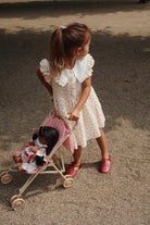 Konges Slojd - Cheeky Doll Stroller - Bubblegum Check - Konges Slojd - littleyoyo.ca