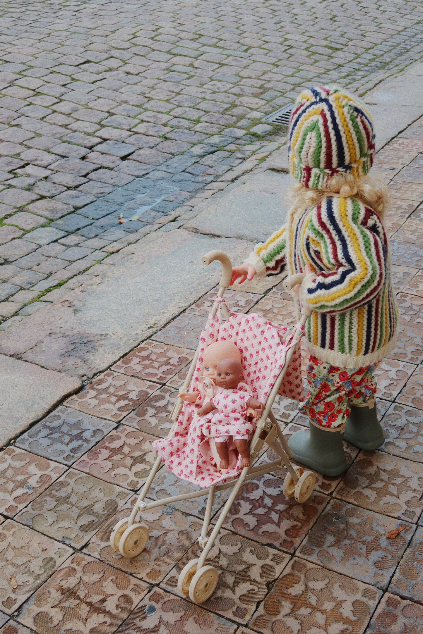 Konges Slojd - Cheeky Doll Stroller - Rosie Rose