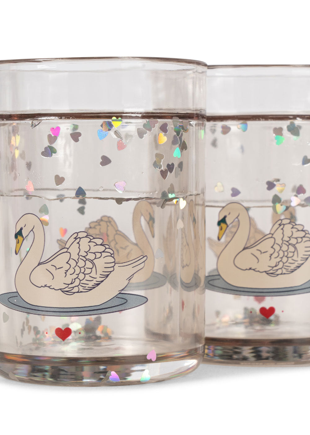 Konges Slojd - 2 Pack Glitter Cups - Swan - Konges Slojd - littleyoyo.ca
