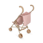 Konges Slojd - Doll Stroller - Power Pink Check - Konges Slojd - littleyoyo.ca