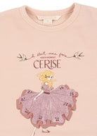 Konges Slojd - Lou Glitter Sweatshirt OCS - Cameo Rose - Konges Slojd - littleyoyo.ca