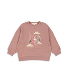 Konges Slojd - Lou Glitter Sweatshirt OCS - Mahogany Rose - Konges Slojd - littleyoyo.ca