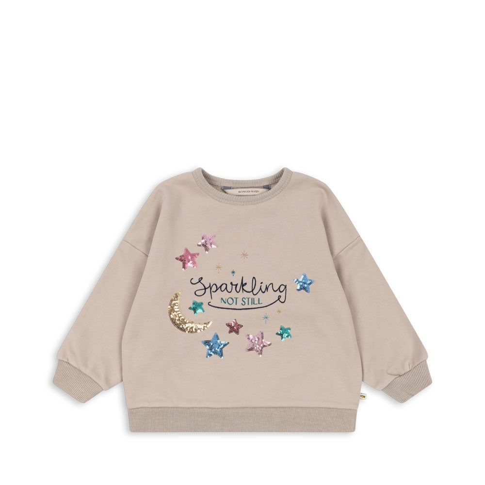 Konges Slojd - Lou Sequins Sweatshirt OCS - French Oak - Konges Slojd - littleyoyo.ca