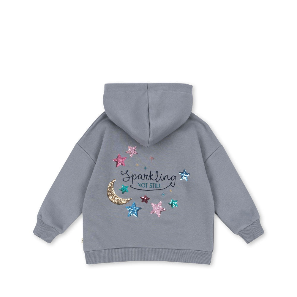 Konges Slojd - Lou Sequins Sweat Hoodie OCS - Tradewinds - Konges Slojd - littleyoyo.ca