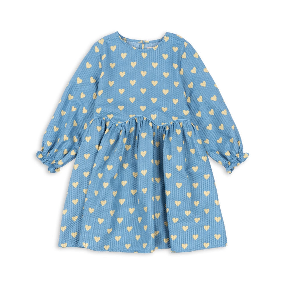 Konges Slojd - Vida Dress GOTS - Aisuru Blue - Konges Slojd - littleyoyo.ca