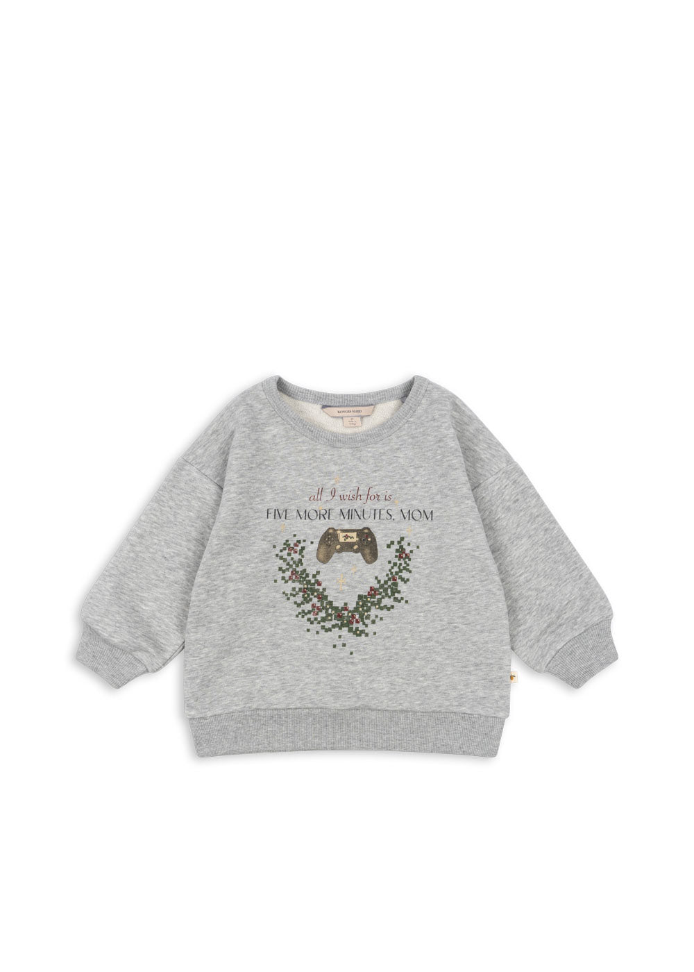 Konges Slojd - Lou Sweatshirt OCS - Grey Melange - Konges Slojd - littleyoyo.ca