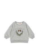 Konges Slojd - Lou Sweatshirt OCS - Grey Melange - Konges Slojd - littleyoyo.ca