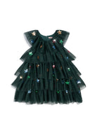 Konges Slojd - Yvonne Christmas Dress - Hunter Green - Konges Slojd - littleyoyo.ca