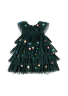Konges Slojd - Yvonne Christmas Dress - Hunter Green - Konges Slojd - littleyoyo.ca
