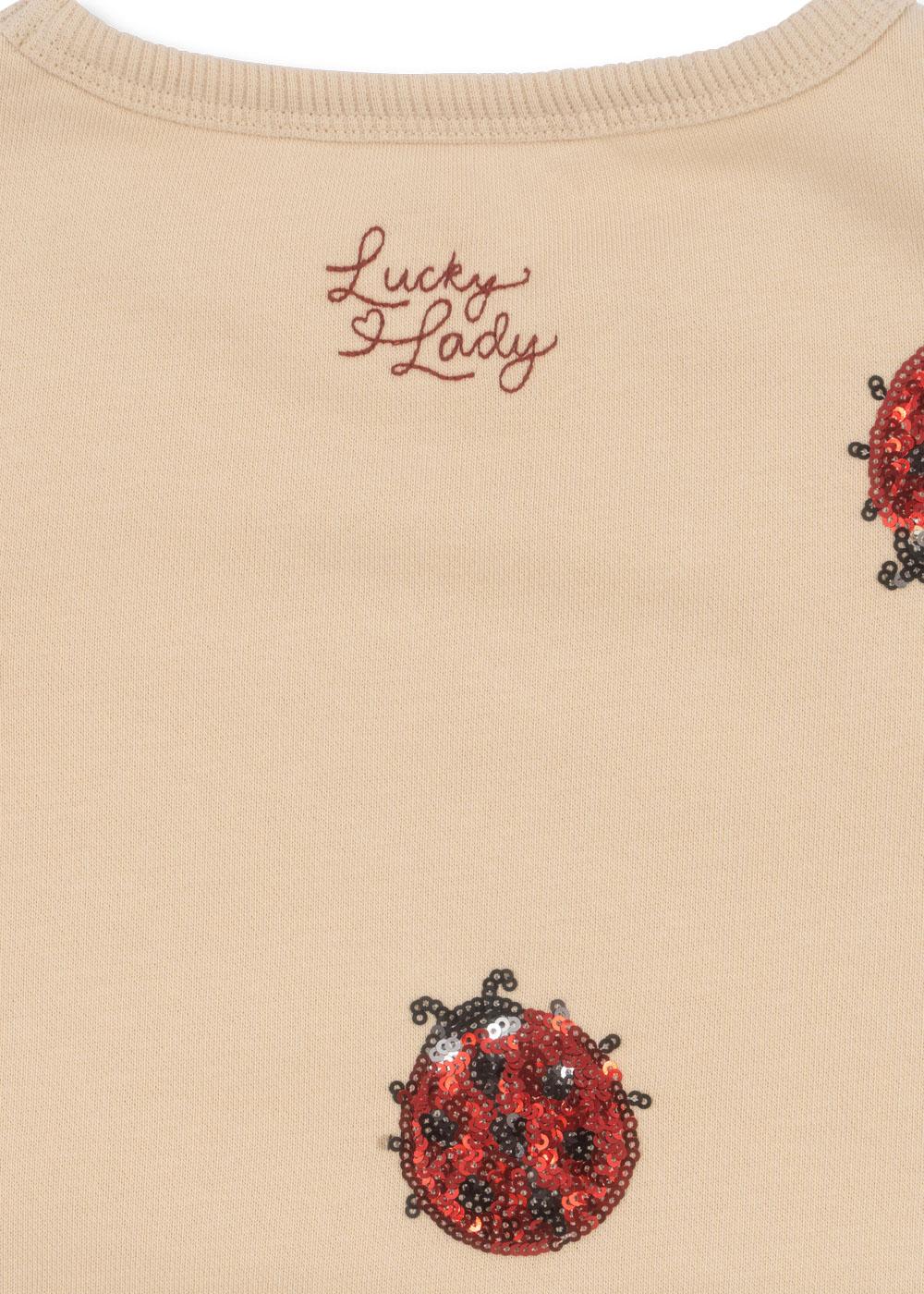 Konges Slojd - Lou Ladybug Glitter Sweatshirt OCS