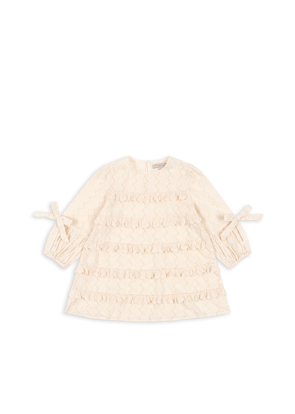 Konges Slojd - Frilla Dress - Buttercream - Konges Slojd - littleyoyo.ca