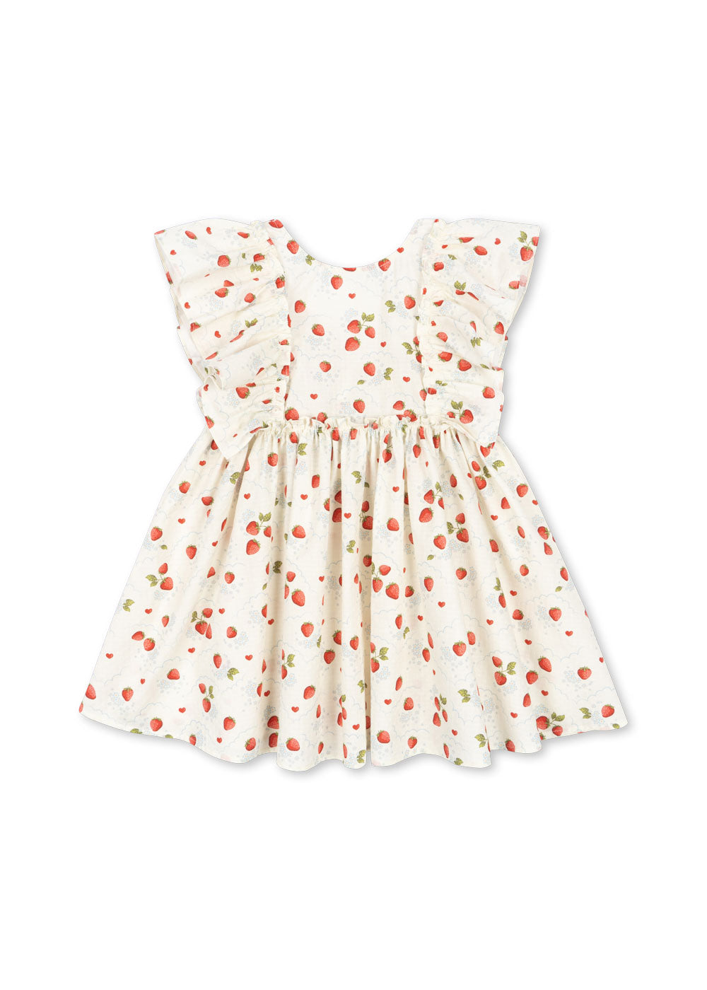 Konges Slojd - Evia Bow Dress GOTS - Marmalade - Konges Slojd - littleyoyo.ca