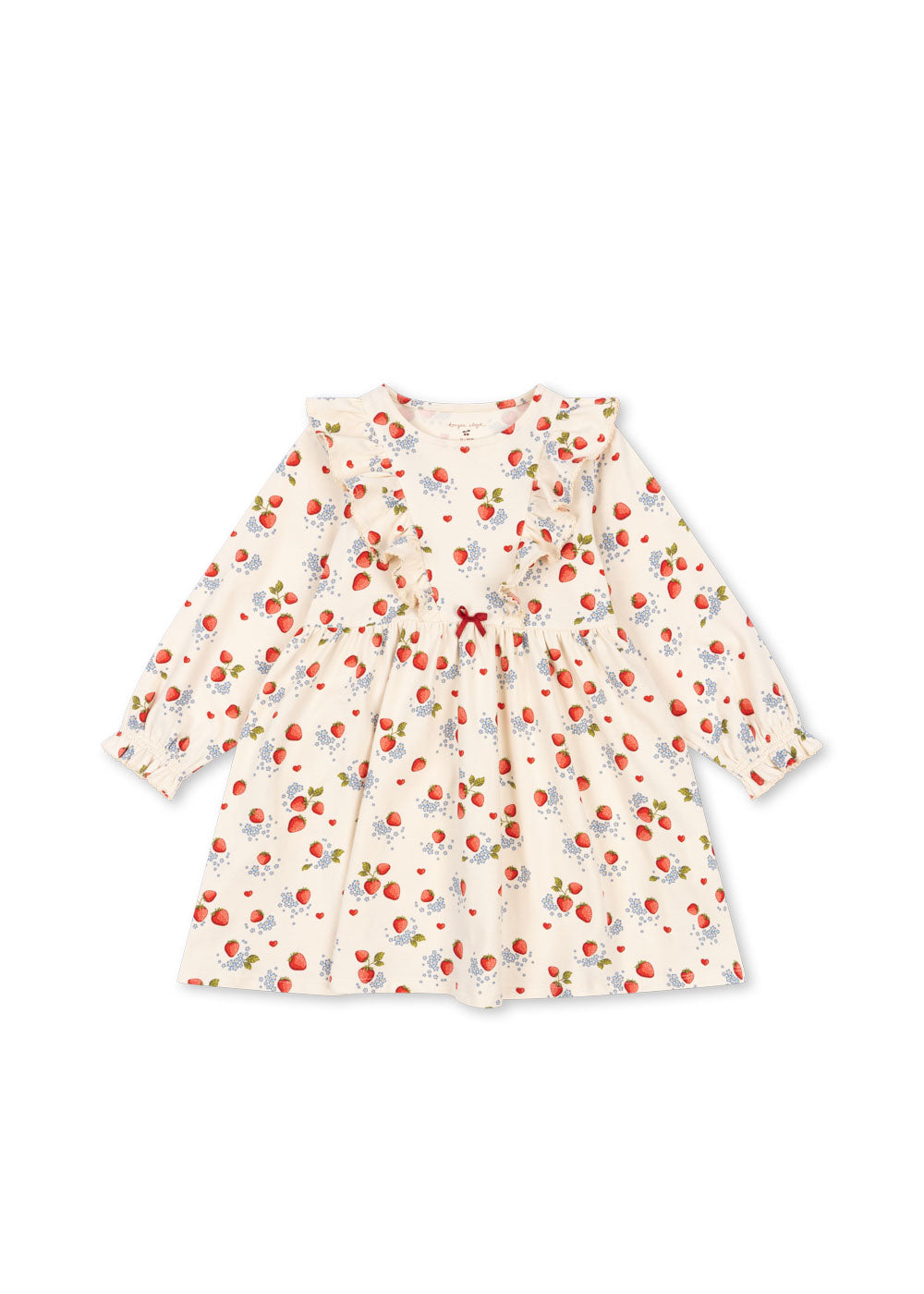 Konges Slojd - Basic Frill Dress GOTS - Marmalade - Konges Slojd - littleyoyo.ca