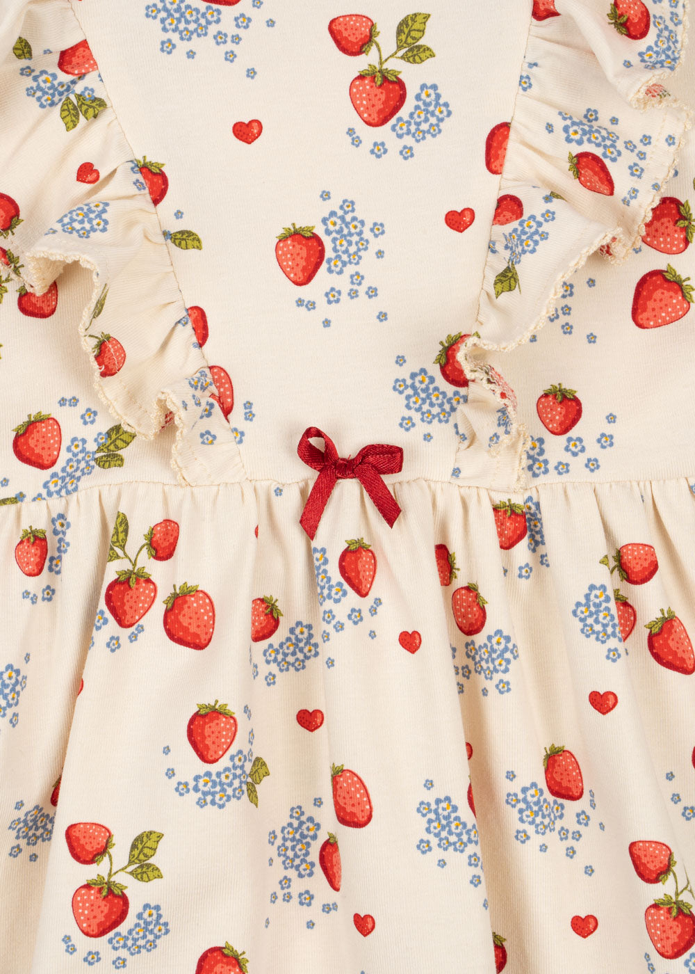 Konges Slojd - Basic Frill Dress GOTS - Marmalade - Konges Slojd - littleyoyo.ca