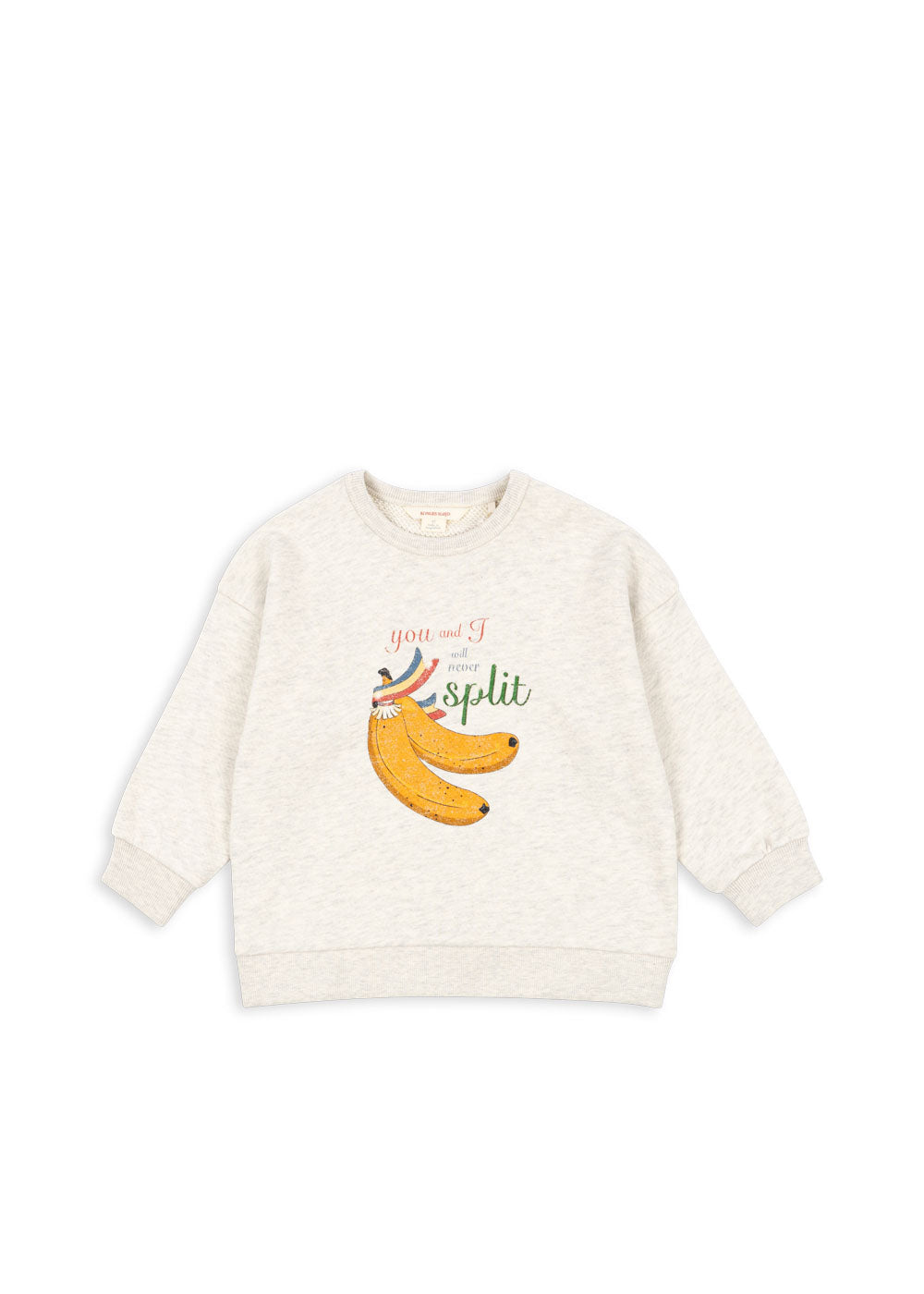 Konges Slojd - Lou Sweat Shirt OCS - Offwhite Melange - Konges Slojd - littleyoyo.ca