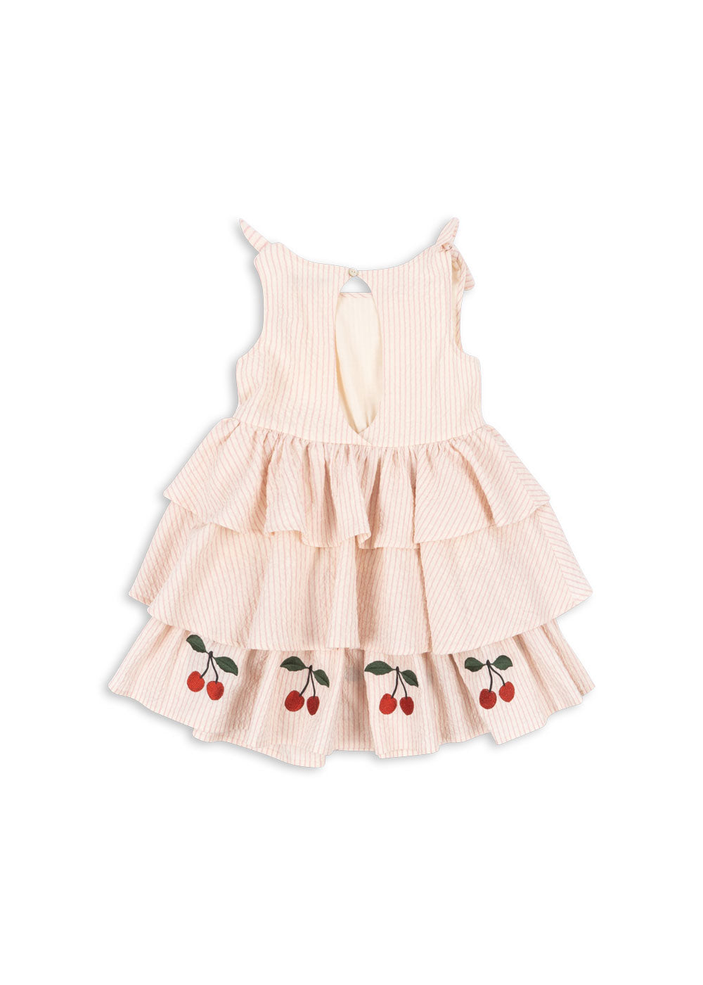 Konges Slojd - Ellie Dress GOTS - Peony Stripe - Konges Slojd - littleyoyo.ca