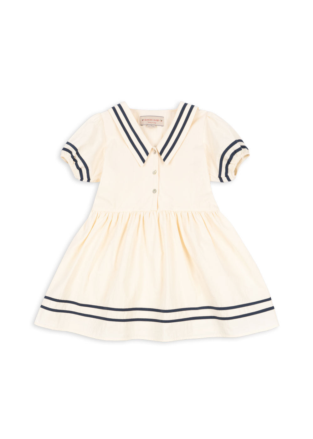 Konges Slojd - Allie Sailor Dress GOTS - Optic White - Konges Slojd - littleyoyo.ca