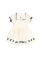 Konges Slojd - Allie Sailor Dress GOTS - Optic White - Konges Slojd - littleyoyo.ca