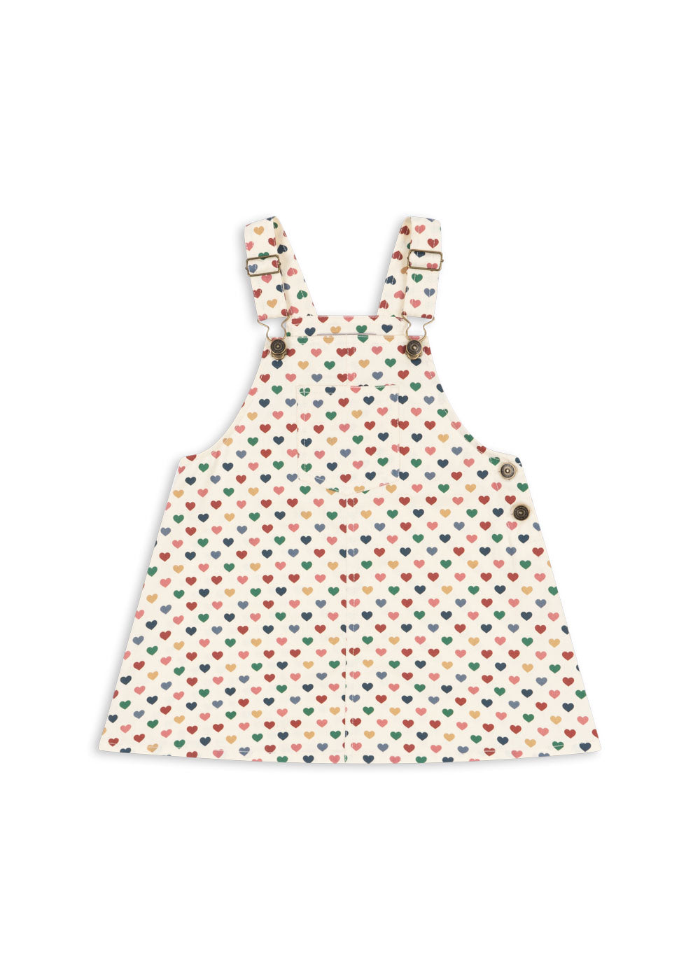 Konges Slojd - Frankie Overall Dress GOTS - Coeur Colore - Konges Slojd - littleyoyo.ca