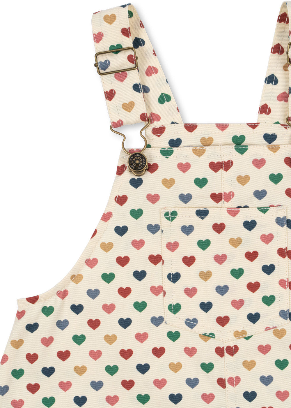 Konges Slojd - Frankie Overall Dress GOTS - Coeur Colore - Konges Slojd - littleyoyo.ca