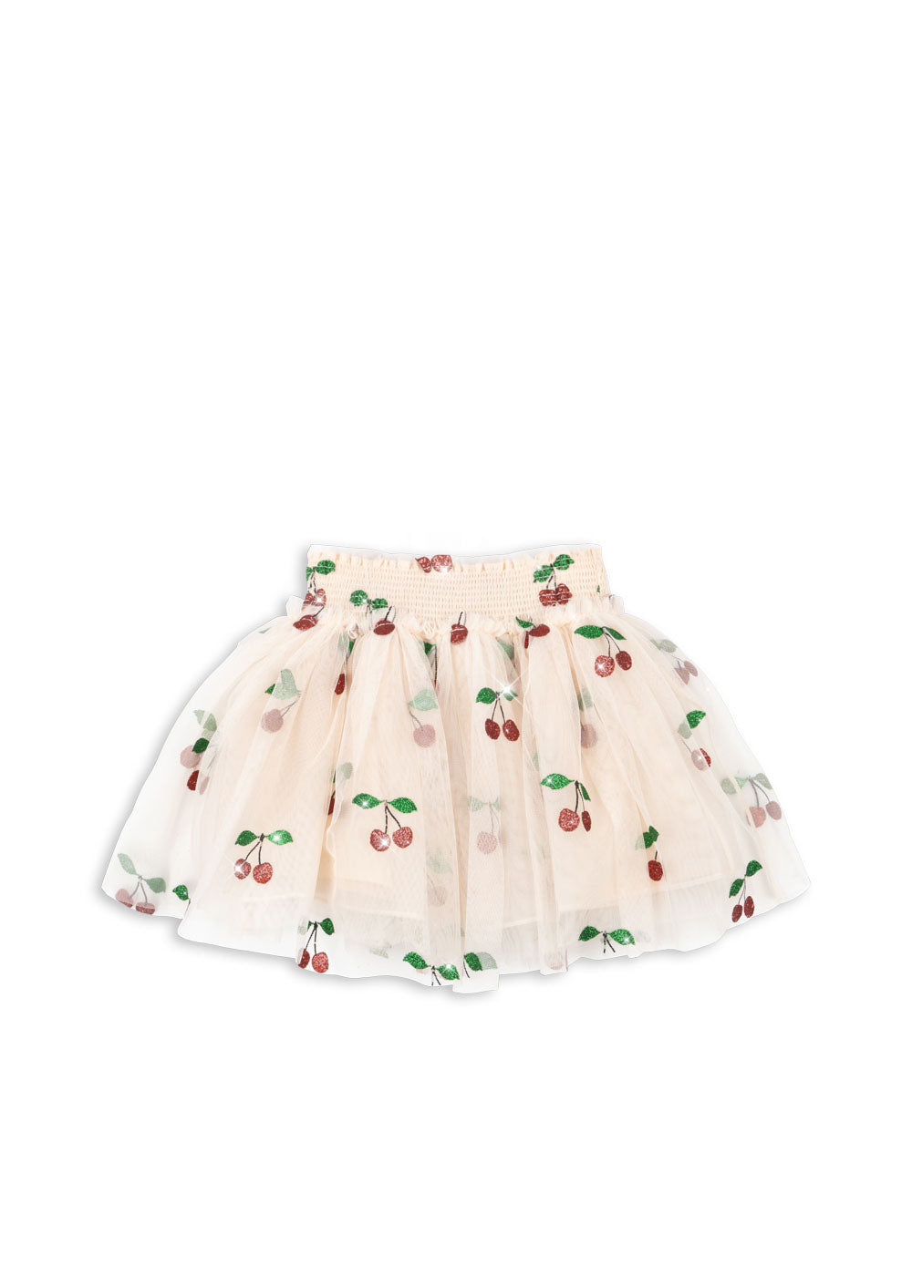 Konges Slojd - Tullie Smock Skirt - Ma Grande Cerise Glitter - Konges Slojd - littleyoyo.ca