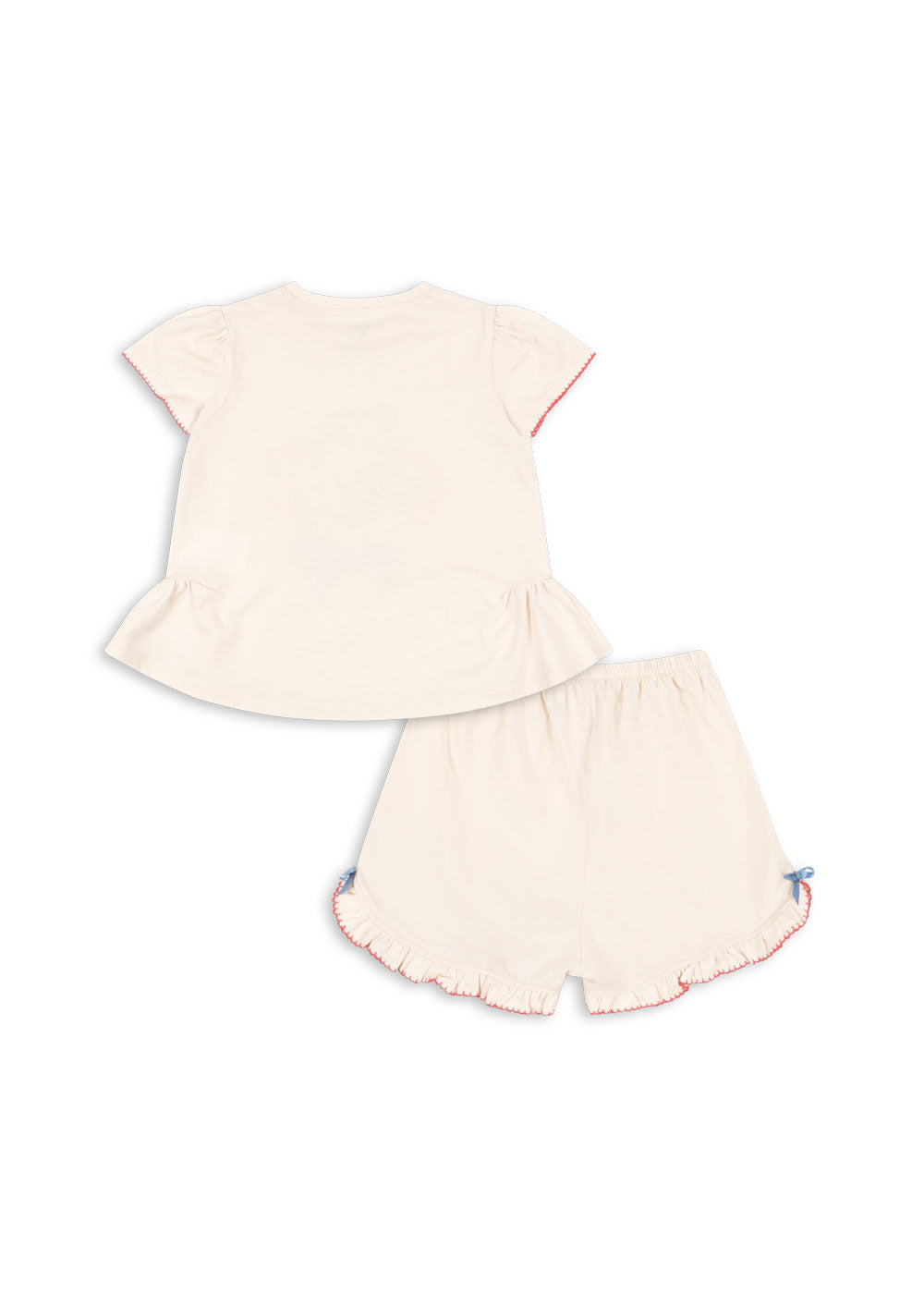Konges Slojd - Famo Frill Set GOTS - Ecru