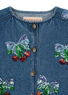 Konges Slojd - Magot Sequin Denim Jacket GOTS - Amarena Sequin - Konges Slojd - littleyoyo.ca