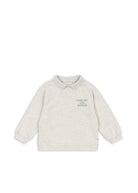 Konges Slojd - Spotty LS Polo GOTS - Off White Melange - Konges Slojd - littleyoyo.ca