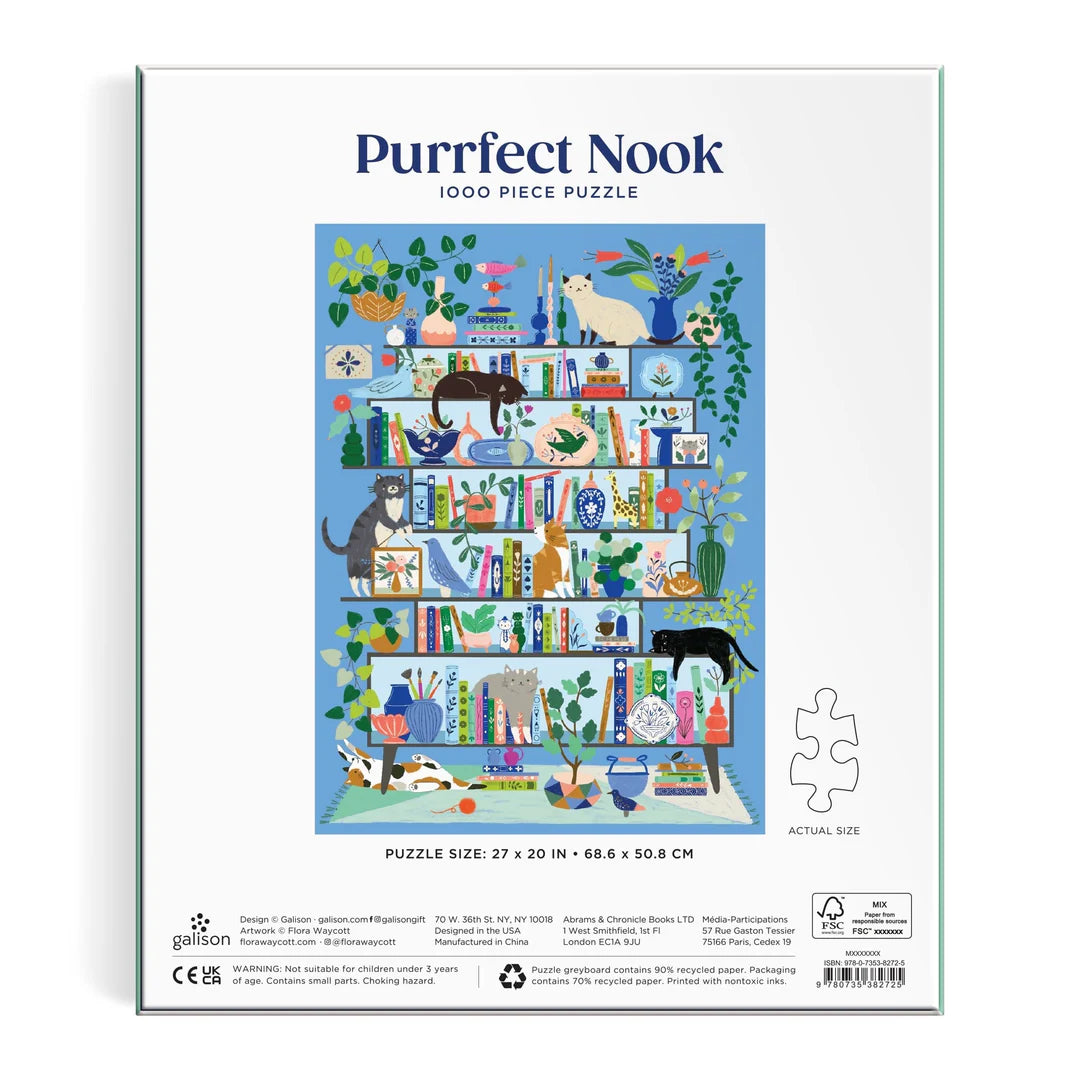 Purrfect Nook - 1000pc Jigsaw Puzzle - Galison - littleyoyo.ca