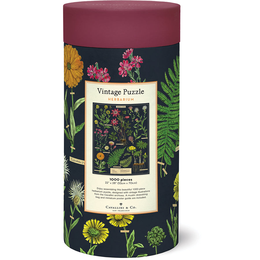 Herbarium - 1000 Piece Vintage Puzzle - Cavallini & Co. - littleyoyo.ca