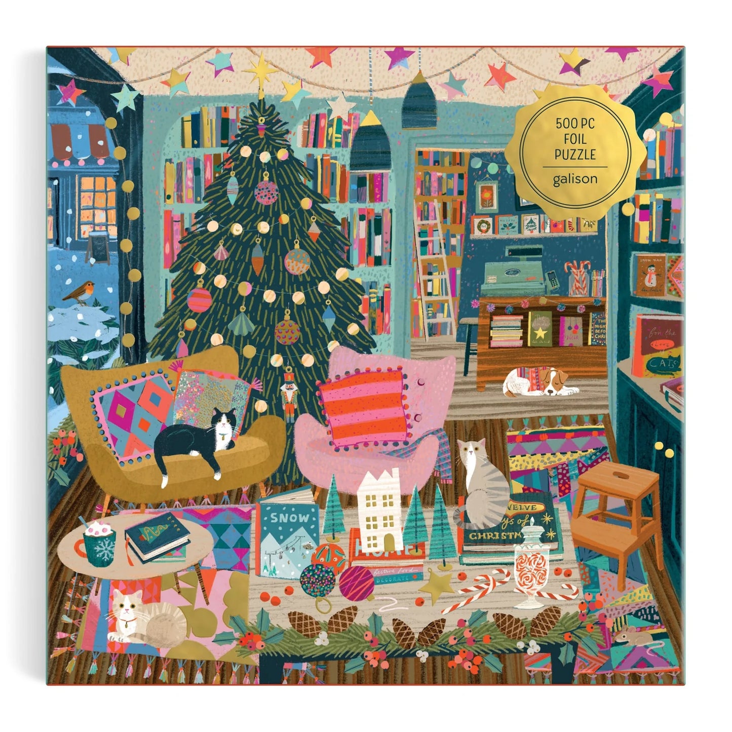 Season's Readings - 500 Piece Foil Jigsaw Puzzle