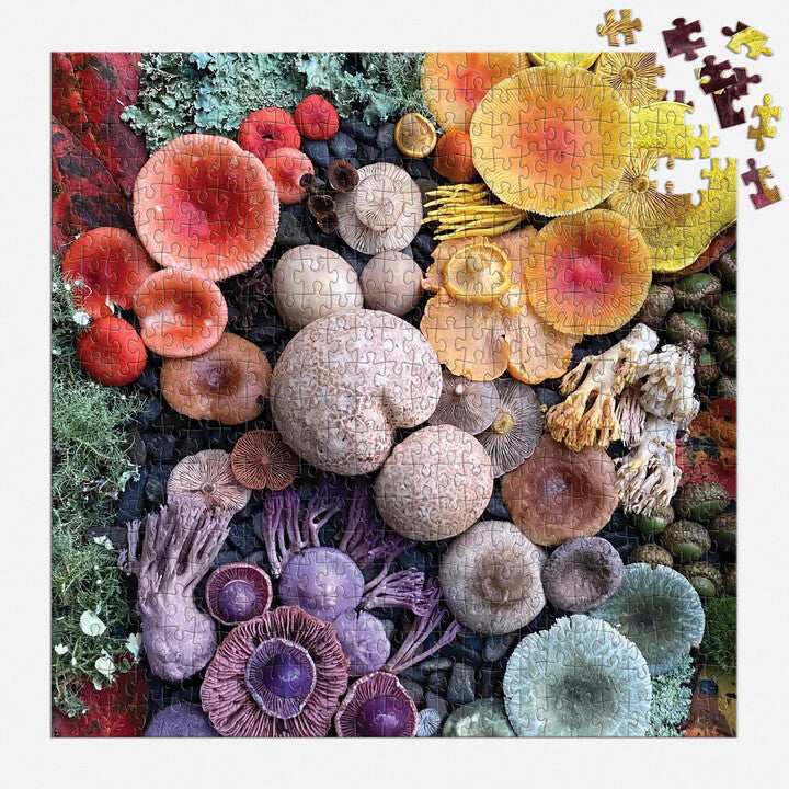 Shrooms in Bloom - 500pc Jigsaw Puzzle - Galison - littleyoyo.ca