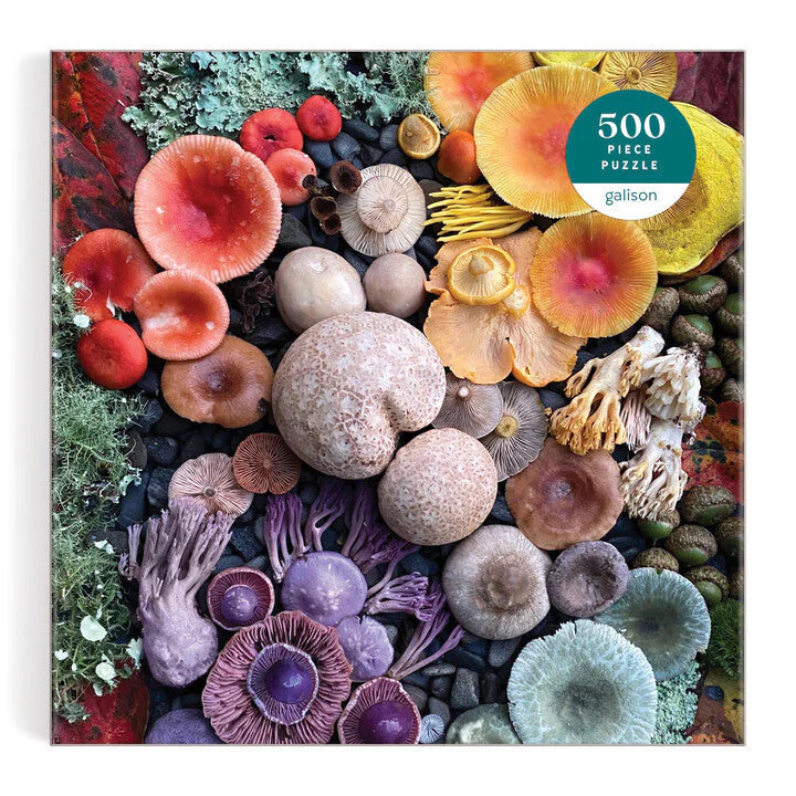 Shrooms in Bloom - 500pc Jigsaw Puzzle - Galison - littleyoyo.ca
