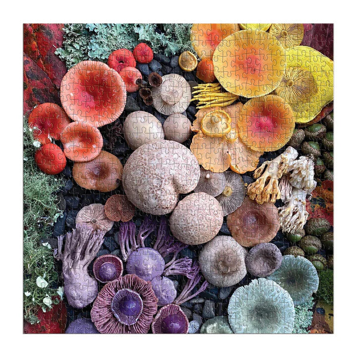 Shrooms in Bloom - 500pc Jigsaw Puzzle - Galison - littleyoyo.ca