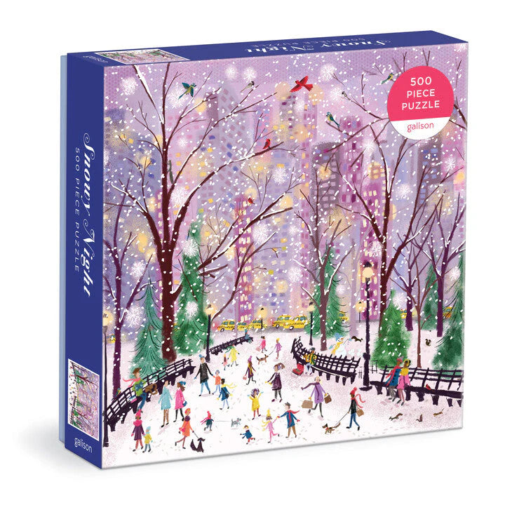 Joy Laforme Snowy Night - 500pc Jigsaw Puzzle - Galison - littleyoyo.ca