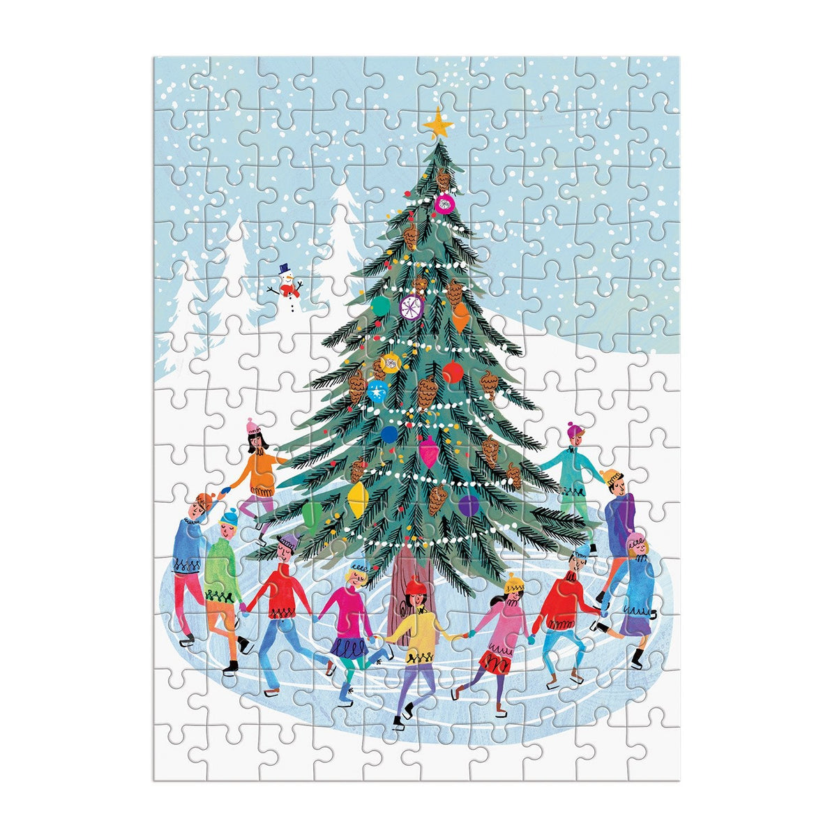 Tree Skaters - 130 Piece Puzzle Ornament