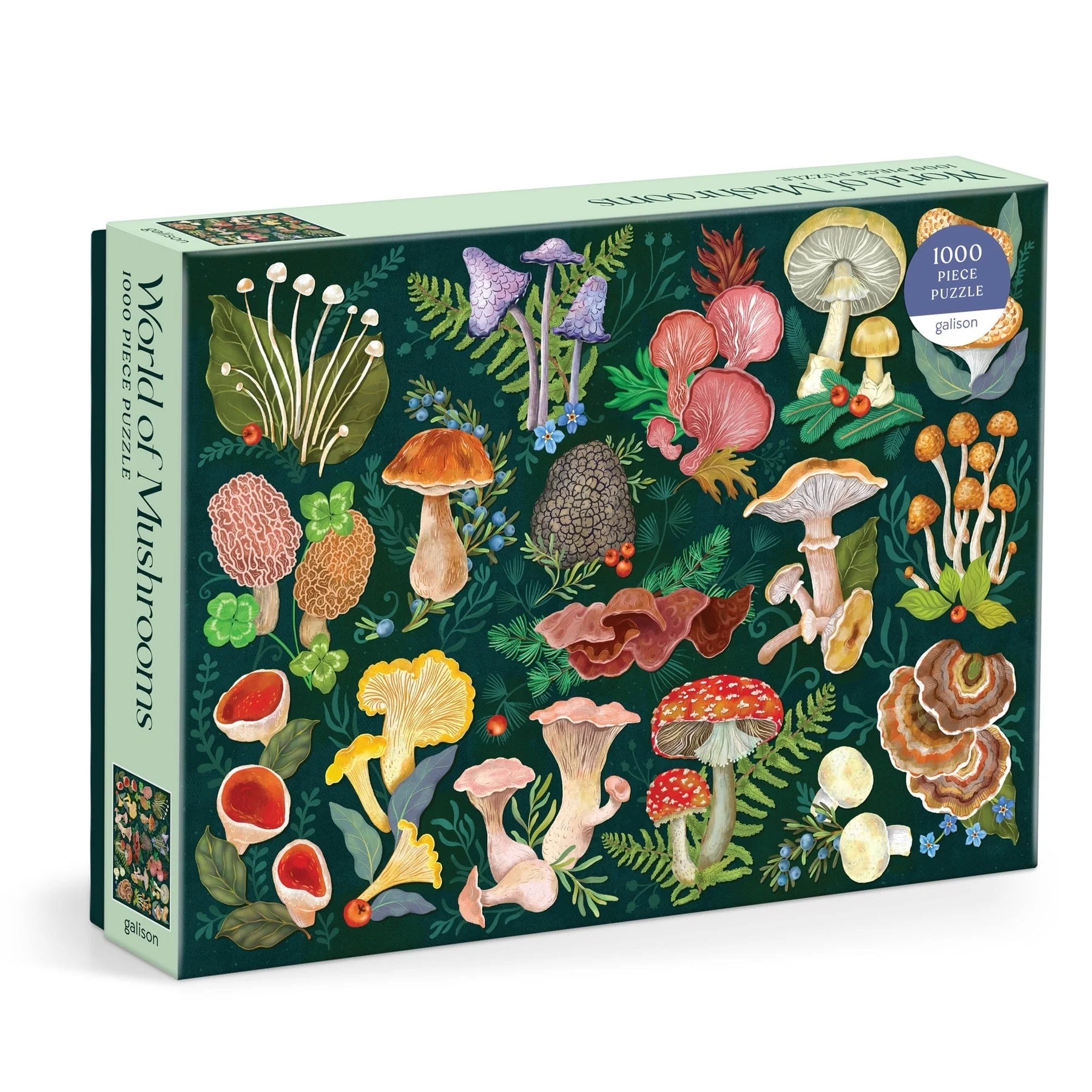 World of Mushrooms - 1000 Piece Jigsaw Puzzle - Galison - littleyoyo.ca
