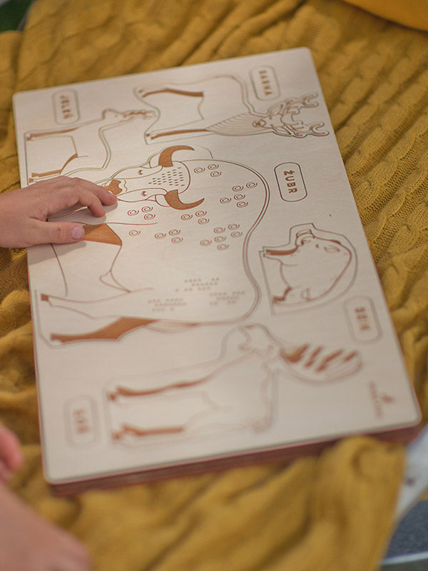 Stuka Puka - Oh My Deer Moose! Wooden Puzzle