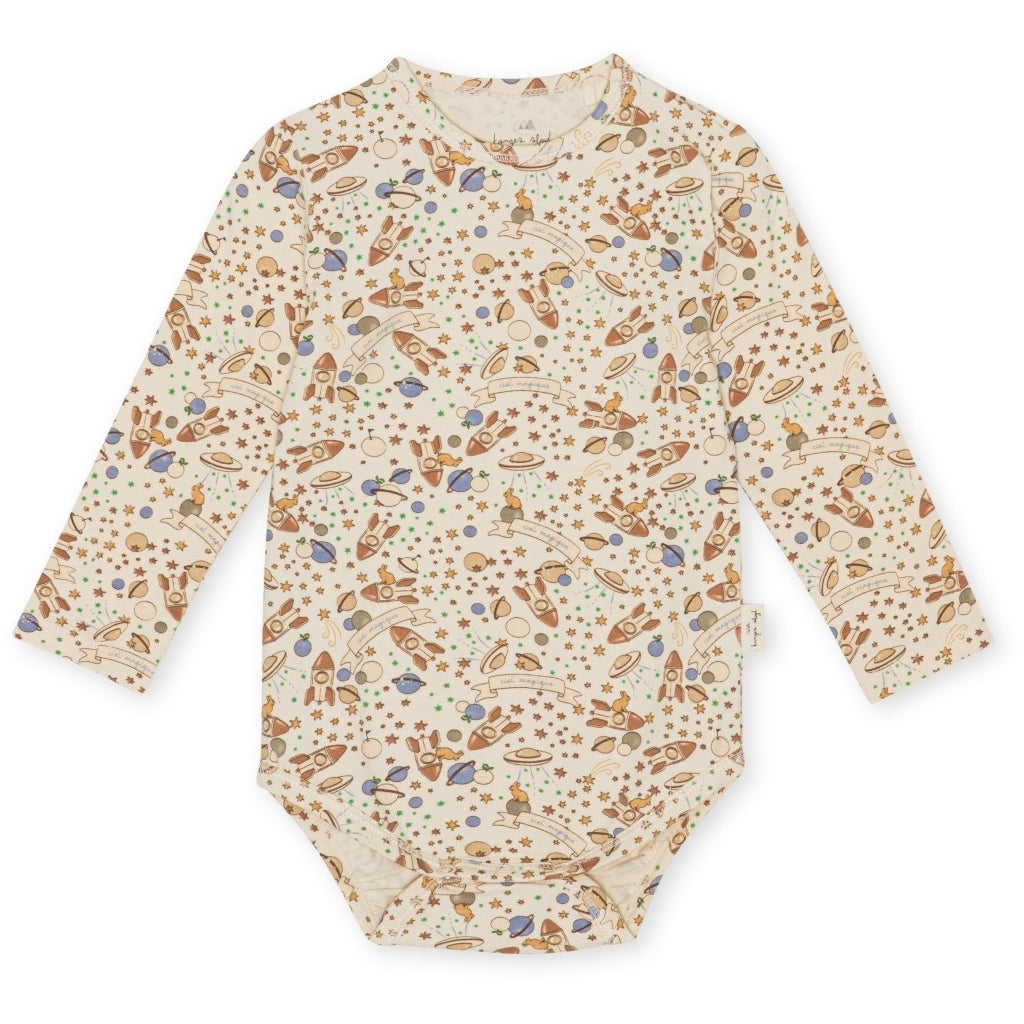 Konges Slojd - Organic Cotton Bodysuit - Ciel Magique Bleu