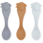 Konges Slojd - 3 Pack Baby Spoon Lemon - Konges Slojd - littleyoyo.ca