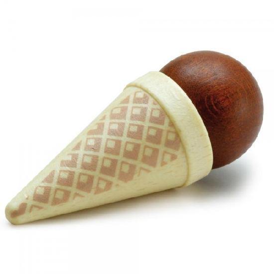 Erzi - Ice Cream Cone, Brown - Erzi - littleyoyo.ca