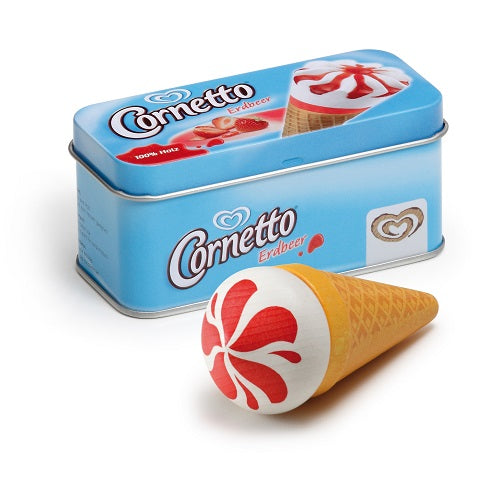 Erzi - Ice Cream Cornetto Strawberry in a Tin - Erzi - littleyoyo.ca