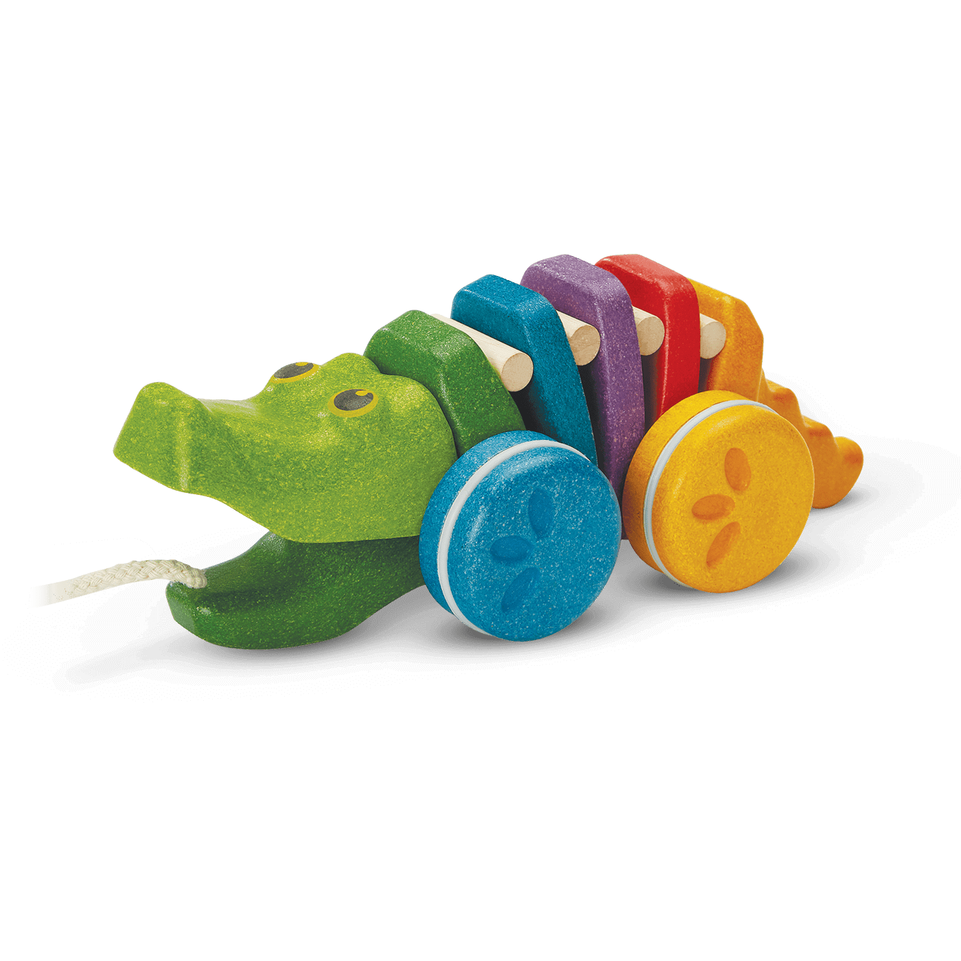 PlanToys - Rainbow Alligator - PlanToys - littleyoyo.ca
