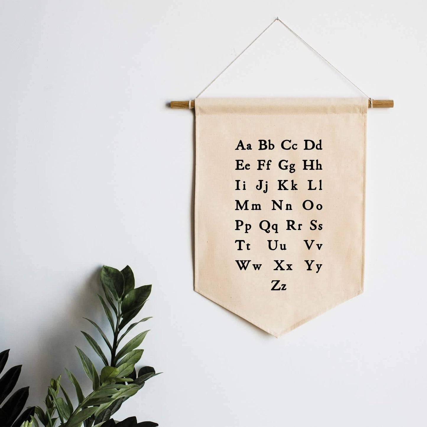 Gladfolk - Schoolhouse Alphabet Canvas Banner - Gladfolk - littleyoyo.ca