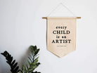 Gladfolk - Every Child Is An Artist Canvas Banner - Gladfolk - littleyoyo.ca